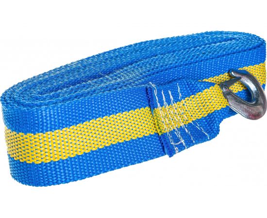 Буксировочный трос BASTCLUTCH 15 т, лента, 2 крюка, 5 м, усиленные BC-632 