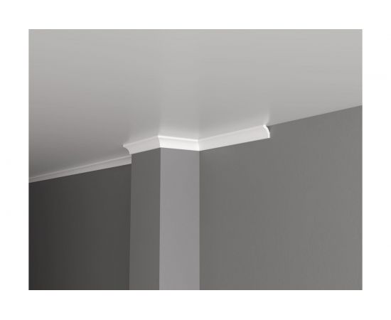 Потолочный карниз Decor-Dizayn ударопрочный влагостойкий под покраску 29Х20Х2000 мм DD36 