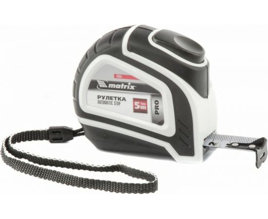 Рулетка MATRIX Autostop 5 м х 19 мм 32551 