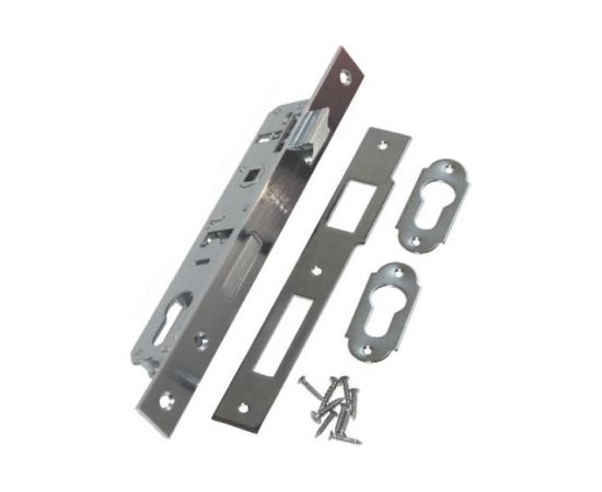 Замок дверной врезной ANBO м/о 85 мм, пл. 23 мм, д/м 30 мм с фалевой защелкой l4379 