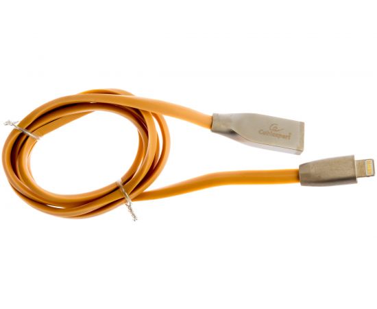 Кабель для Apple Cablexpert серия Gold, AM/Lightning, длина 1м, золотой, блистер CC-G-APUSB01Gd-1M 