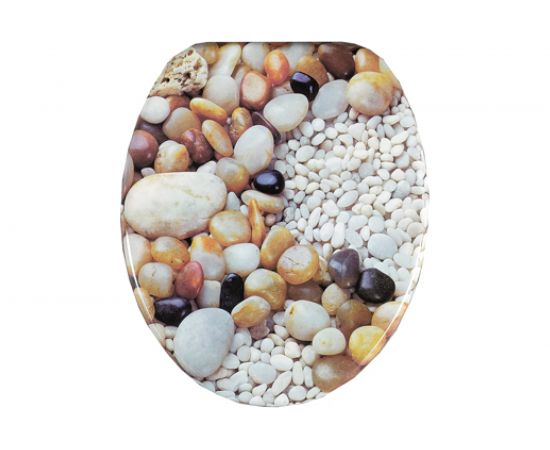 Сиденье для унитаза SANTRADE Прибрежные камешки 0506 