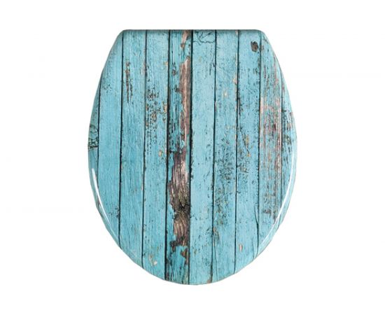 Сиденье для унитаза SANTRADE Палуба бирюза 0507 