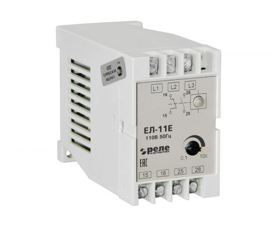 Реле контроля трехфазного напряжения Реле и Автоматика, ЕЛ-11Е 110В 50Гц A8222-77135112 