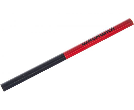 Малярный карандаш ШАБАШКА 180 мм, двухцветный, красно-синий, набор 12 шт 146-0004 206051 – изображение 2