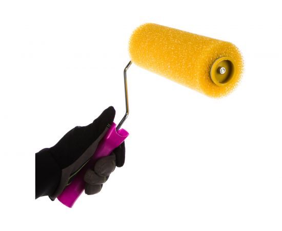 Валик в сборе KRAFOR ГРУБЫЙ (структурный поролон, D80/230мм, бюгель 6мм) 088-0250 54836 – изображение 2