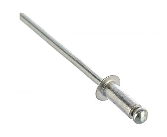 Заклепки вытяжные алюминиевые (3.2х8 мм; пакет 50 шт) КОБАЛЬТ 910-775 – изображение 2