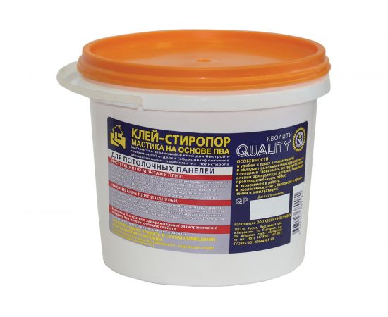 Стироповый клей мастика Quality 1.5 КГ 2801 – изображение 2