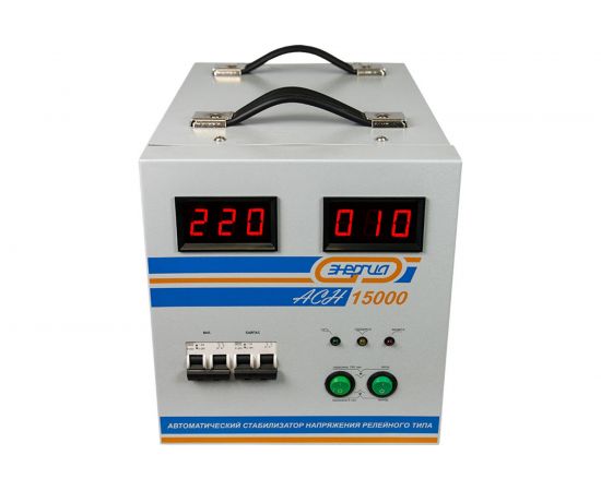 Cтабилизатор с цифровым дисплеем Энергия АСН-15000 Е0101-0094 – изображение 2