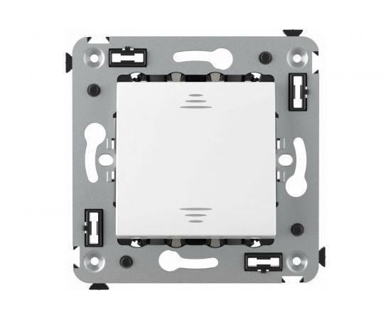 Одноклавишный переключатель в стену DKC Avanti, Белое облако 4400113 – изображение 2