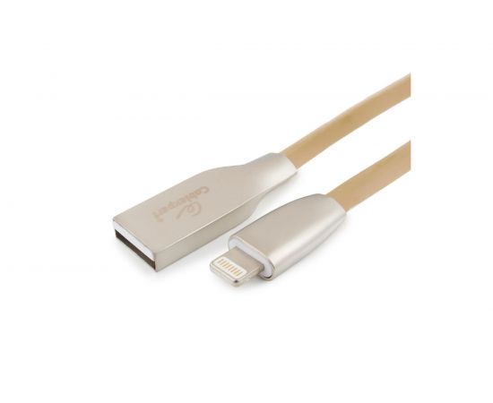 Кабель для Apple Cablexpert серия Gold, AM/Lightning, длина 1м, золотой, блистер CC-G-APUSB01Gd-1M – изображение 2