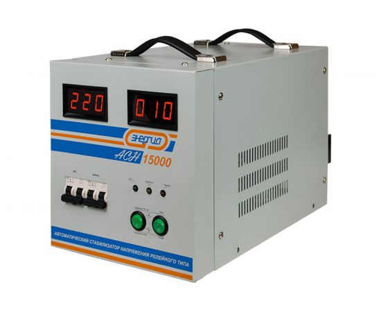 Cтабилизатор с цифровым дисплеем Энергия АСН-15000 Е0101-0094 – изображение 3