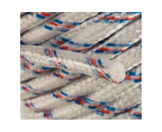 Плетёный полипропиленовый 16-прядный фал с полипропиленовым сердечником, диаметр 8мм, бухта 100м, 520кгс СИБИН 50215-08 – изображение 3