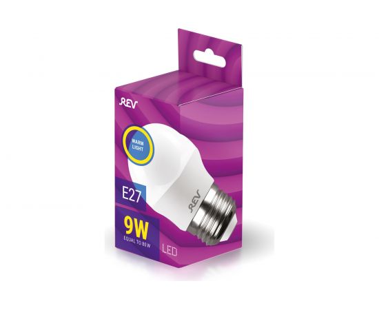 Светодиодная лампа REV G45, Е27, 9W, 2700K, 32408 9 – изображение 3