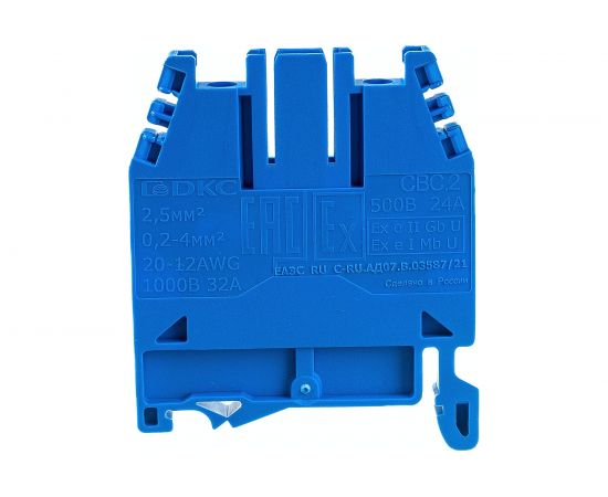 Клемма DKC винт 2.5мм син. ZCBI02 – изображение 3