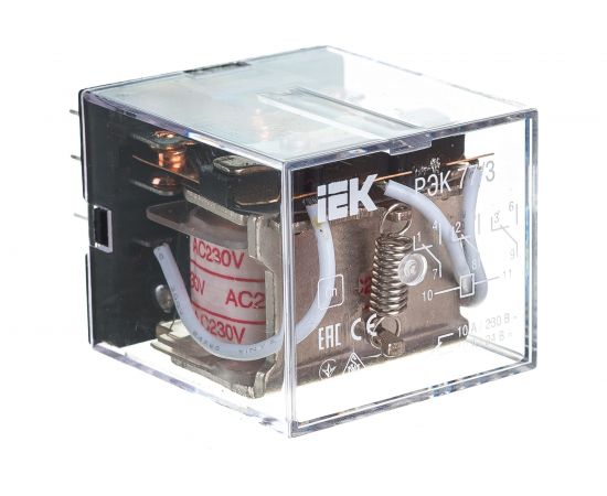 Промежуточное реле IEK, РЭК, 77-3, 10А, 220В, АС, ИЭК RRP10-3-10-220A – изображение 4