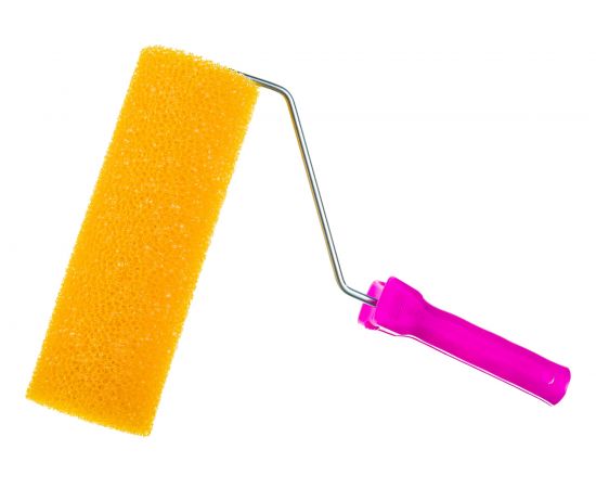 Валик в сборе KRAFOR ГРУБЫЙ (структурный поролон, D80/230мм, бюгель 6мм) 088-0250 54836 – изображение 4