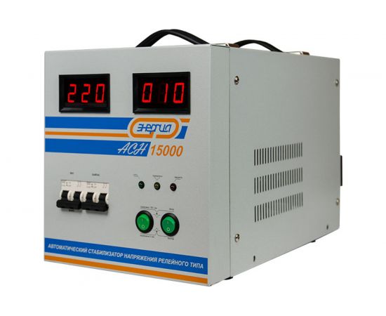 Cтабилизатор с цифровым дисплеем Энергия АСН-15000 Е0101-0094 – изображение 4