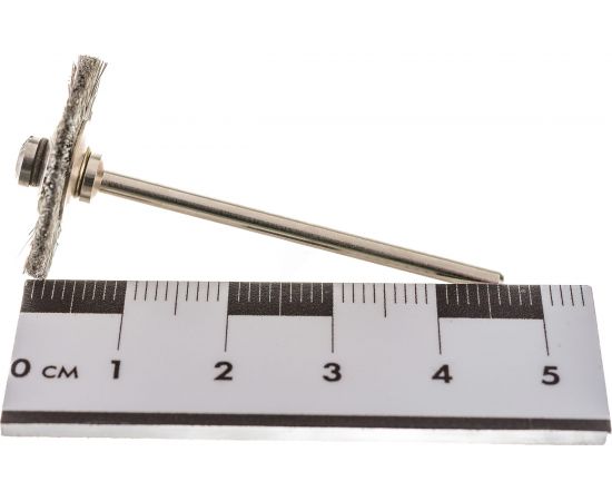 Щетка-диск из нержавеющей стали с дискодержателем (5 шт; 22 мм) Proxxon PR- 28956 – изображение 4