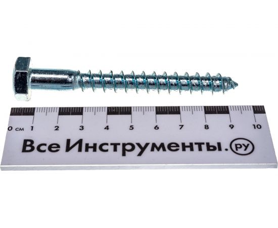 Шуруп для лаг и реек с шестигранной головкой BEFAST DIN571 10х90 100 шт GLF10090100S – изображение 4