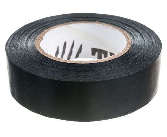 Изолента TUNDRA ПВХ, 19 мм х 20 м, 130 мкм, черная 1312222 – изображение 4