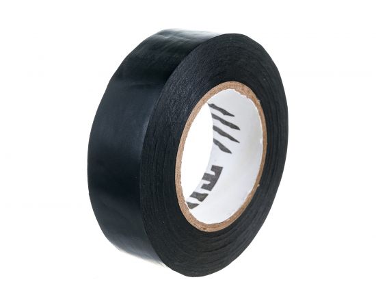 Изолента TUNDRA ПВХ, 19 мм х 20 м, 130 мкм, черная 1312222 – изображение 5