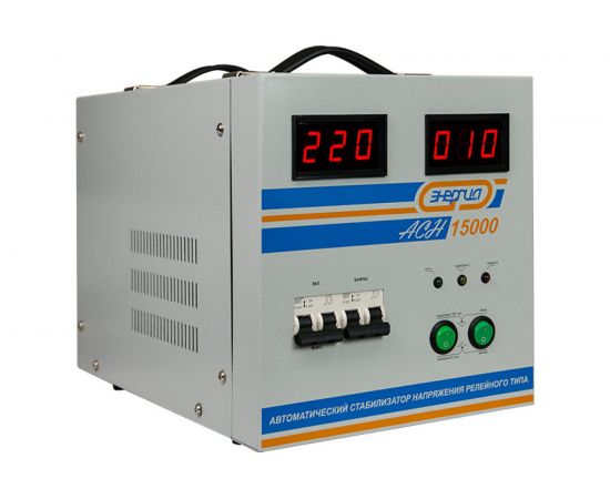 Cтабилизатор с цифровым дисплеем Энергия АСН-15000 Е0101-0094 – изображение 5