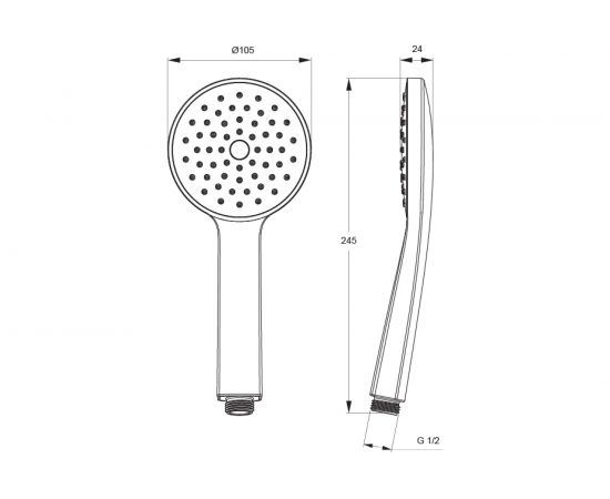Душевая лейка IDDIS 040 ID 0401F00i18 – изображение 5
