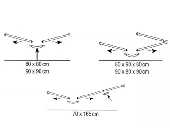 Универсальная штанга RIDDER хром 59500 – изображение 5
