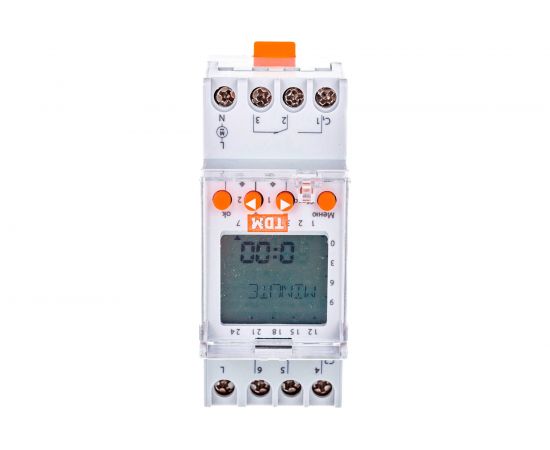 Электронный таймер TDM ТЭ822-2кан-1мин/7дн-44on/off-16А-DIN SQ1503-0003 