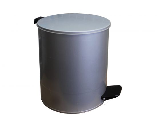 Урна с педалью Титан Мета 15л, серый 4607078088259 