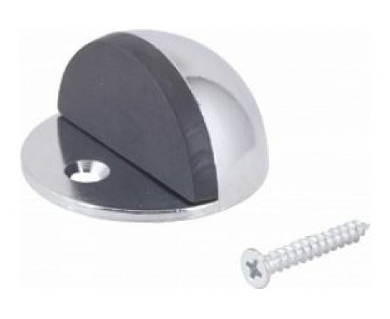 Дверной ограничитель Стандарт 8185 CP (европакет; круглый; хром) 11092 