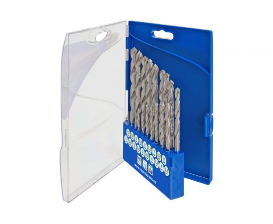 Набор сверл по металлу Профи (19 шт; 1-10 мм) ПРАКТИКА 640-308 