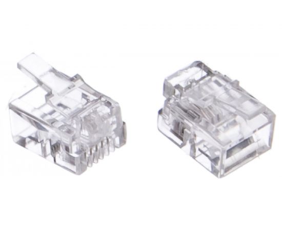 Телефонная вилка Cablexpert контакты 3m RJ-11 MP-6p4c/5 