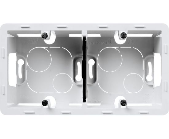 Коробка накладного монтажа Legrand - 2 поста - INSPIRIA - белый 673990 