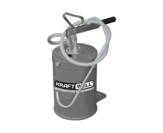 Нагнетатель солидола с ручным приводом KraftWell 10 л KRW1797A 