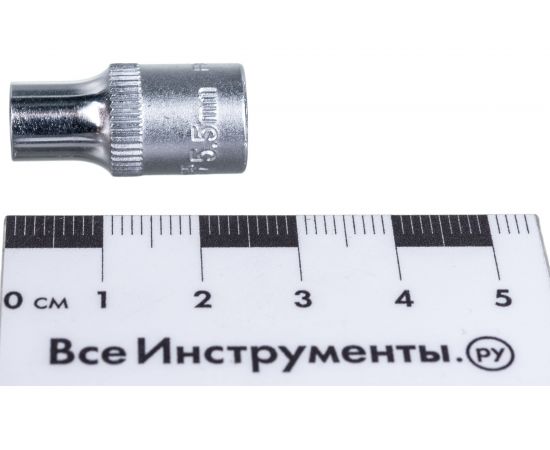 Головка торцевая 6-гранная (5.5 мм; L=25 мм; 1/4DR) ROCKFORCE RF-52505560 – изображение 2