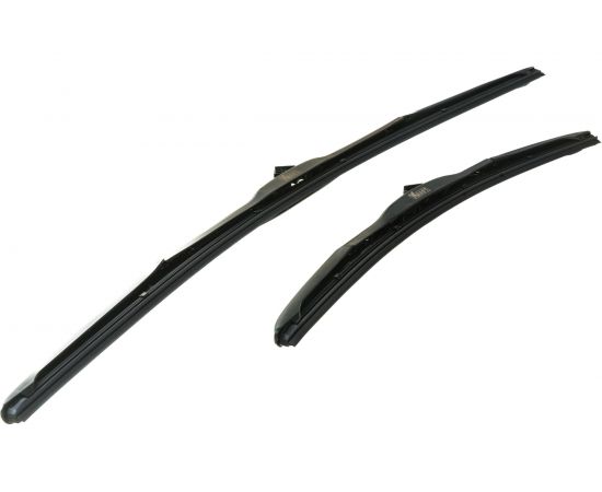 Ком��лект гибридных щеток стеклоочистителя KRAFT 650/400 мм, 1 адаптер KT 830866 – изображение 2