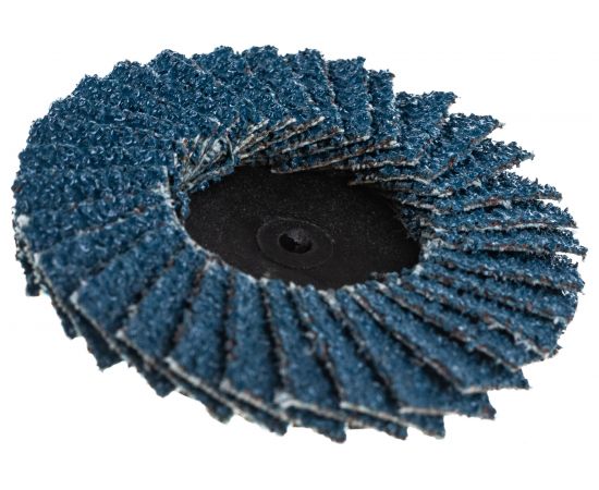 Круг лепестковый торцевой по металлу (50х22 мм; Р40; крепление Roloc) Русский Мастер РМ-70228 – изображение 2