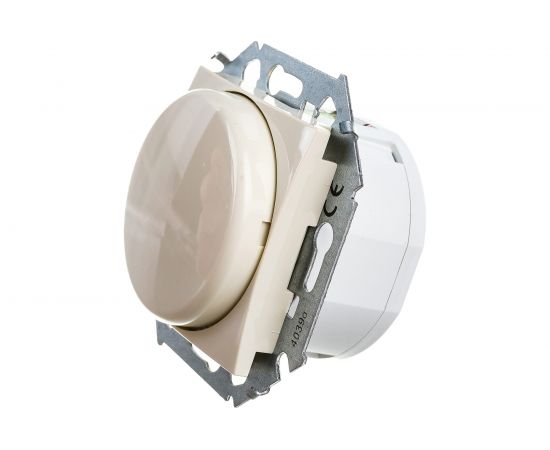 Электронный диммер Simon переключатель, 500Вт 230В, поворотно-нажимной, слон.кость 1 1591790-031 – изображение 2