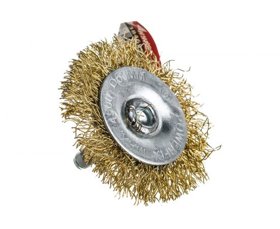 Дисковая прямая корщетка Курс для дрели со шпилькой 50 мм 38462 – изображение 3