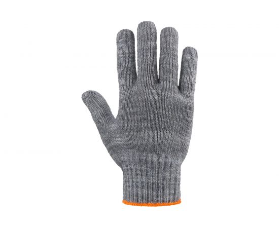 Трикотажные перчатки с ПВХ Фабрика перчаток, хб люкс, 7.5 класс, 5 нитей, серые 5-75-ЛЮ-СЕР-(XL) – изображение 3