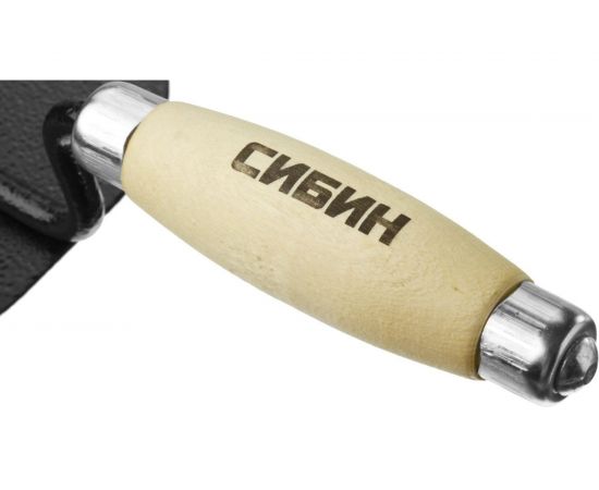 Кельма штукатура с деревянной усиленной ручкой СИБИН КШ 0820-3_z01 – изображение 3