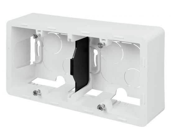 Коробка накладного монтажа Legrand - 2 поста - INSPIRIA - белый 673990 – изображение 3