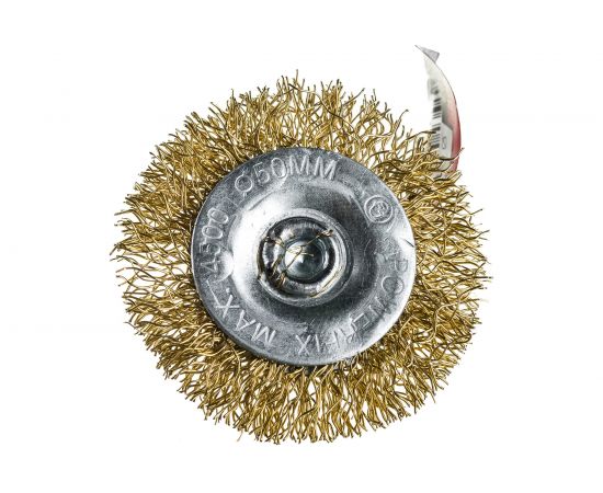 Дисковая прямая корщетка Курс для дрели со шпилькой 50 мм 38462 – изображение 4