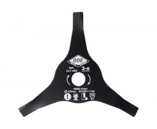 Диск AIR-CUT (255х25.4/20 мм; 3-х лопастной) для триммеров DDE 241-468 – изображение 5