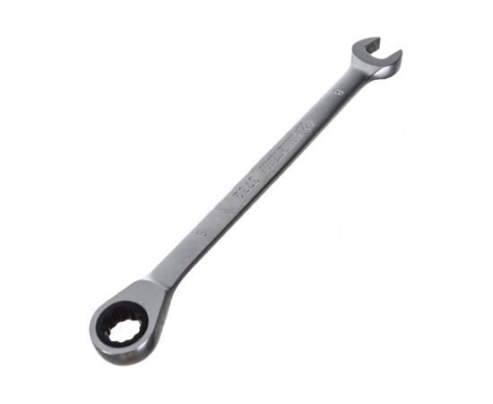 Трещоточный комбинированный ключ с флажковым переключением 8мм KING TONY 373208M – изображение 4