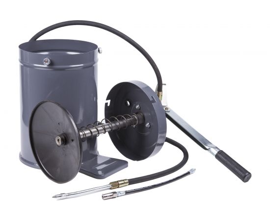 Нагнетатель солидола с ручным приводом KraftWell 10 л KRW1797A – изображение 5