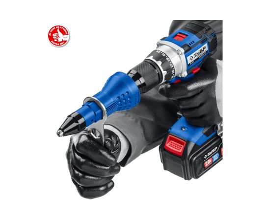 Насадка-заклепочник на шуруповерт ЗУБР НВ-48 31220 – изображение 10