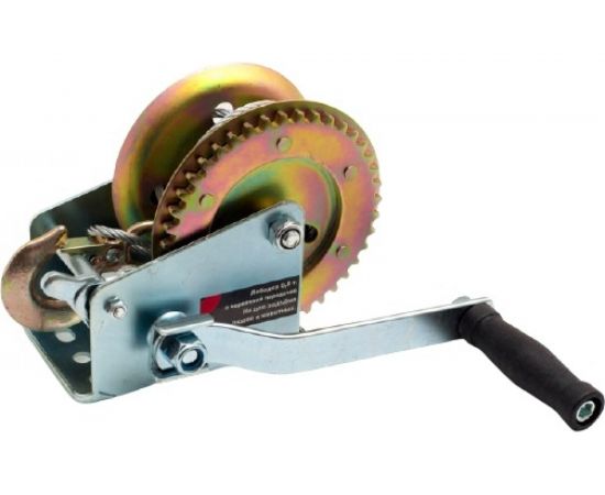 Лебедка СЕРВИС КЛЮЧ 0.8 т, барабанная, шестеренная, 6.7 м 75066 